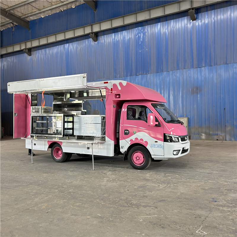 The mobile food truck is fully equipped