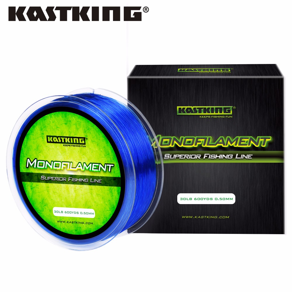 KastKing 550M 275M Durable Monofilament Nylon Fishing Line Low Memory 4-30LB Nylon Line for Freshwater Fishing