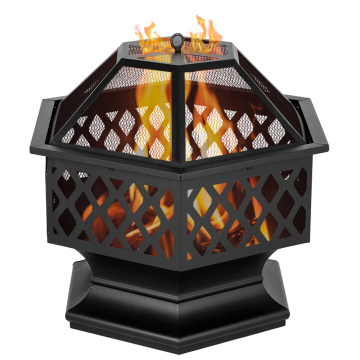 Portable Courtyard Metal Fire Pit 24