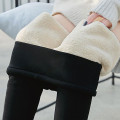 Warm Long Leggings Women Print Warm Winter Tight Thick Velvet Wool Cashmere Pants Trousers Leggings Гамаши