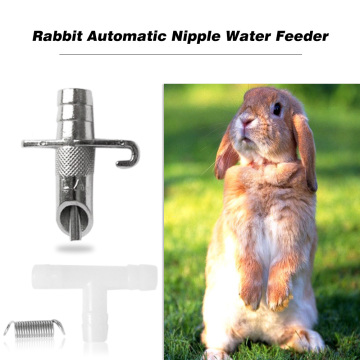 5/10pcs Automatic Rabbit Nipples Drinking Fountain Water Bunny Rodent Feeder for Household Animal Rabbit Supplies