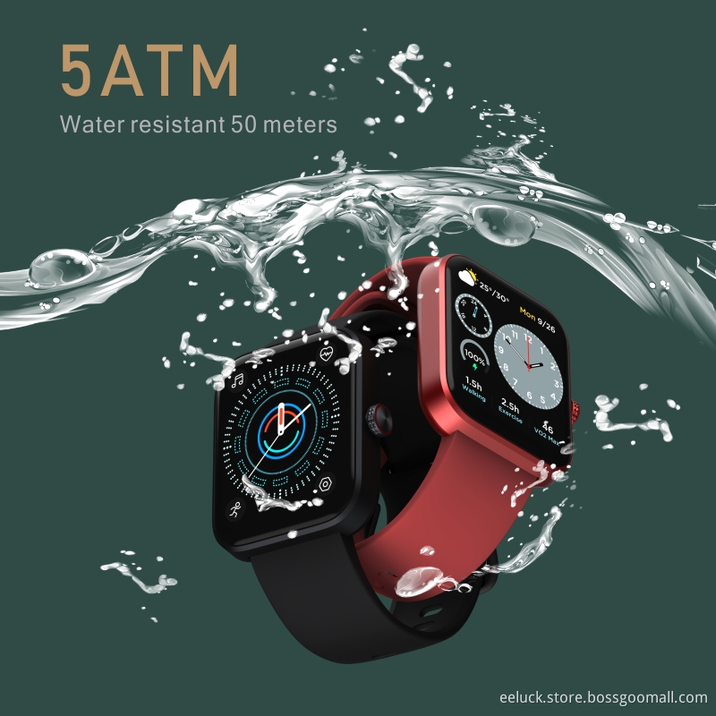 OEM Smartwatch Relojes Hombre 5ATM Sports Monitor Waterproof Smart Watch