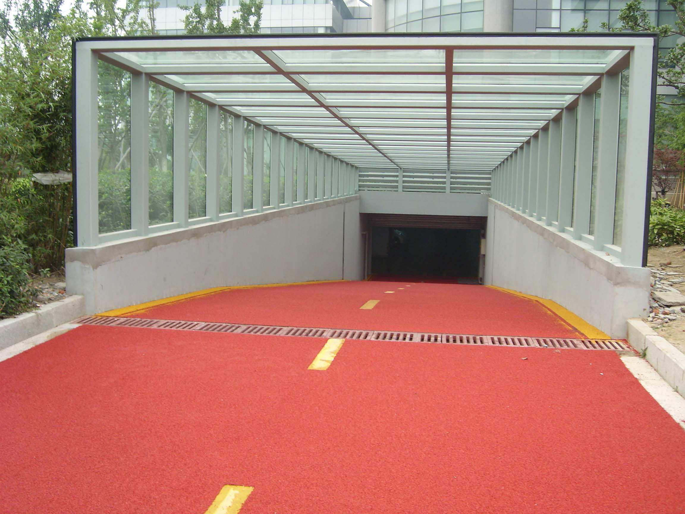 Colored non-slip road Colored non-slip road