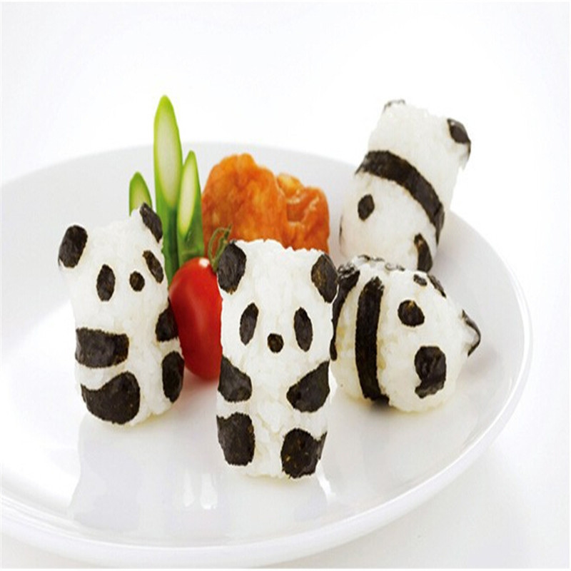 Sushi Makers Super Cute Small Panda Shape Rice Ball Mold DIY Sushi Molds Kitchen Cooking Tools Moldes De Sushi