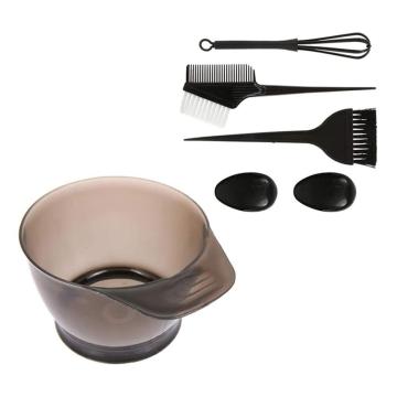 Hot 5Pcs Professional Hair Coloring Dyeing Brush Comb Ear Cover Mixing Bowl Tool Kit