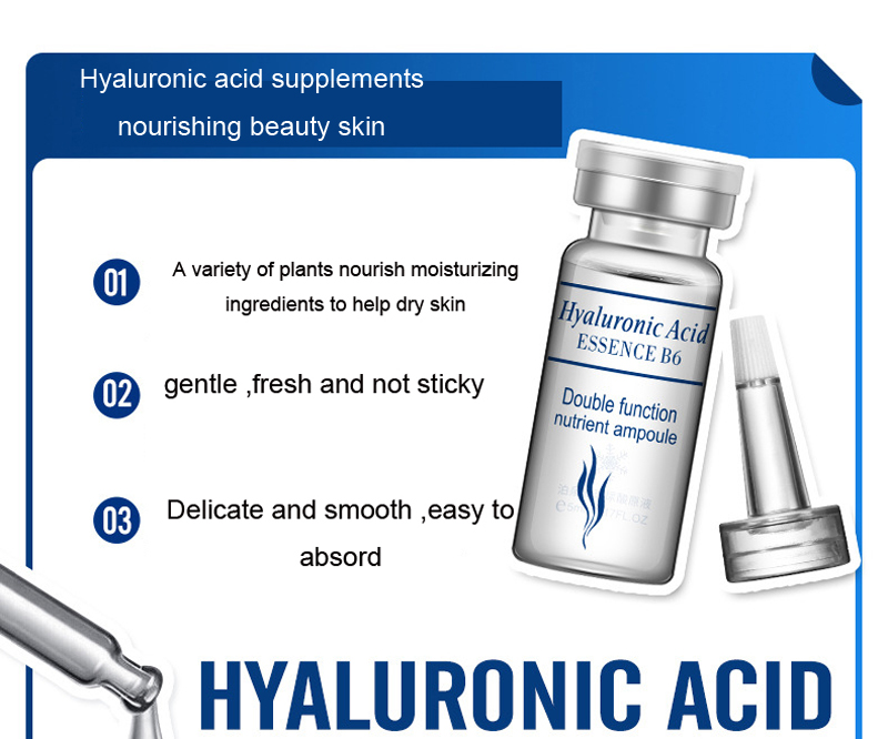 10pcs/lot Moisturizing Vitamins Hyaluronic Acid Serum Facial Skin Care Anti Wrinkle Anti Aging Collagen Essence Liquid