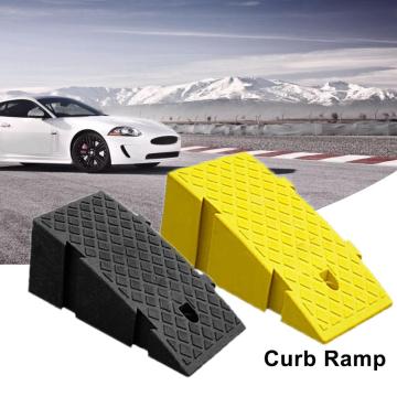Portable Lightweight Curb Ramps PVC Plastic Heavy Duty Threshold Ramp Mat Car Truck Motorcycle Wheelchair For 16CMcm Height Step