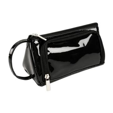 glitter glossy triangle pencil pouch