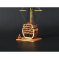 Sailboat model assembly kit HMS Victory cross section wooden model building kits