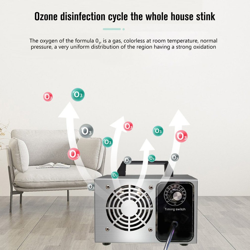 28g Ozone Generator Ozonator Machine Air Purifier Timer Control Disinfection Equipment Addition to Formaldehyde