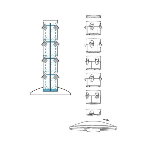 TIANHE hydroponic net pots hydroponic grow tower Manufacturers and TIANHE hydroponic net pots hydroponic grow tower Suppliers