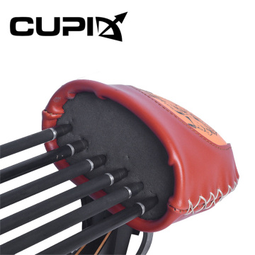 CUPID Strap-on Arrow Quiver Holder For 4-6 Arrows Archery Longbow Recurve Bow Leather Portable Outdoor Arrow Carrying