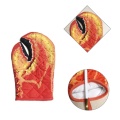 1PC Lobster Claw Kitchen Oven Mitts Quilted Cotton Microwave Oven Gloves Heat Resistant Nonslip for Cooking BBQ Baking