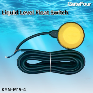 Yellow 5m float level switch KYN-m15-4