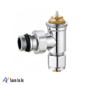 Precision Fluid Control Valve with Durable Chrome Finish