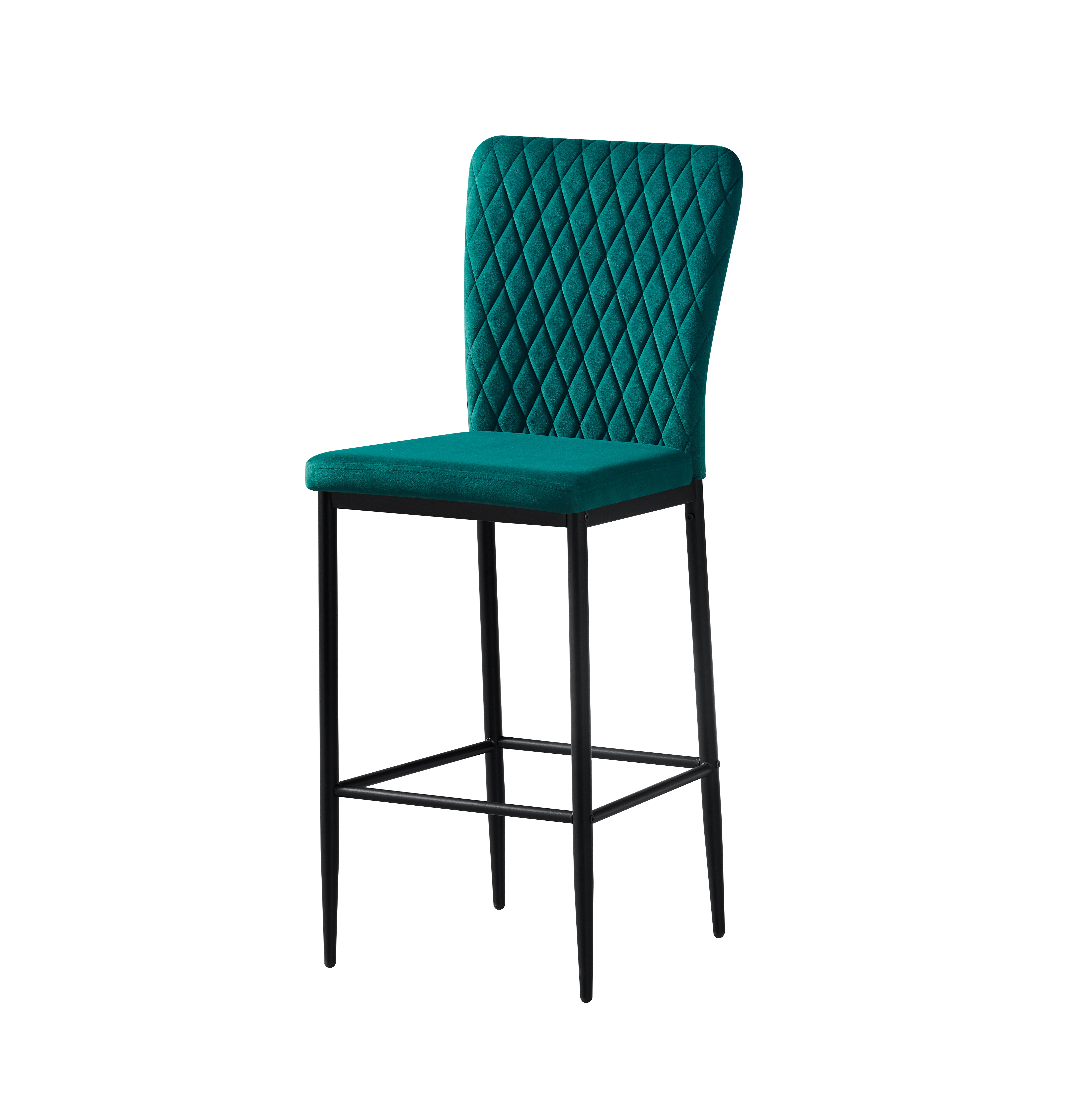 BR-BC187 velvet bar chair 3