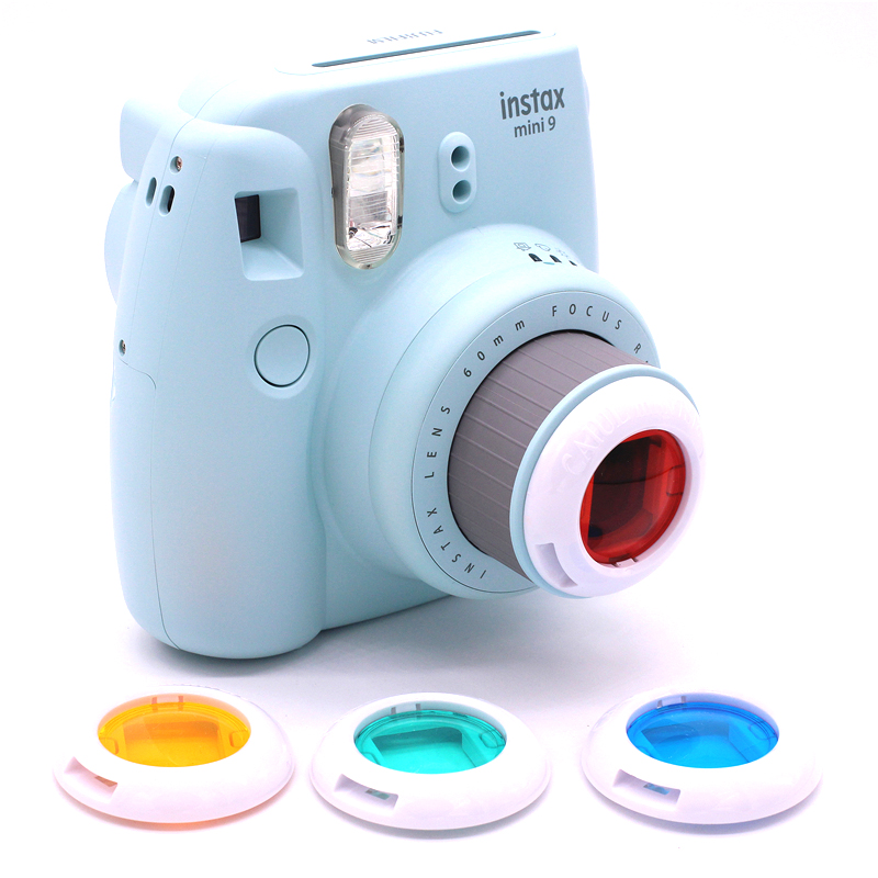 4PCS Color Filter Set Close Up Lens For Fuji Fujifilm Instax Mini 9 8 7s