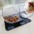 Non-Slip Pet Double Bowl Cervical Protection Pets Water Food Pot for Cats Dog Pet Supplies Dogs Animals Feeding Supplies Handy