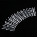 120pcs/box Clear Dual Extra long Nail Forms Nail System Quick Building Gel Mold Tips For Nail Extension Form UV Gel Mold Tips YT