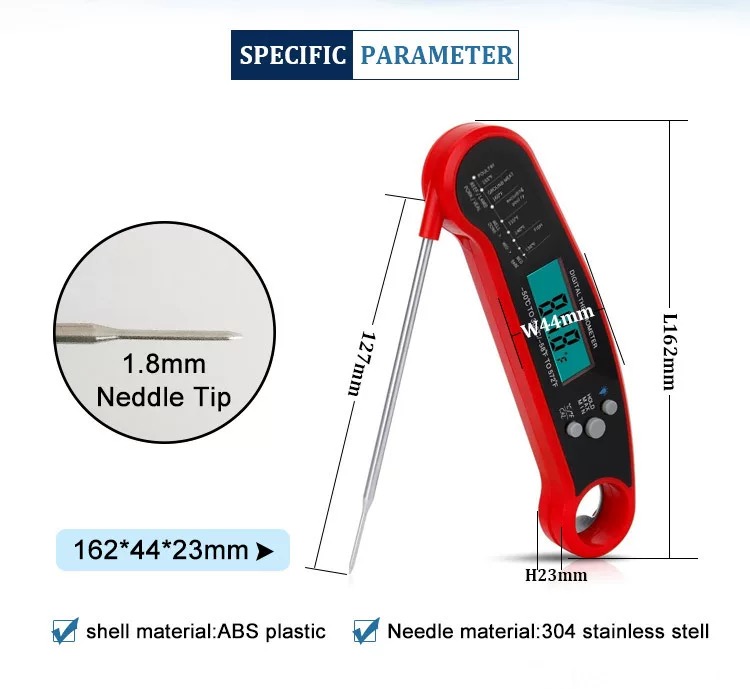 Good Cook Digital instant read meat thermometer Kitchen Cooking Meat Food Candy Thermometer Oil Deep Fry BBQ with magnet