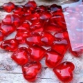 Valentine Decorative Acrylic Heart Gems