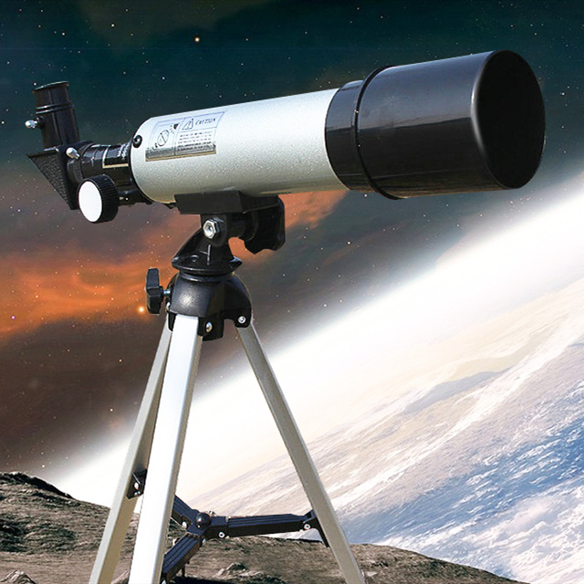 F36050 Outdoor Monocular Astronomical Telescope with Tripod 90 Times Zooming Telescope Best Christmas Gift for Children