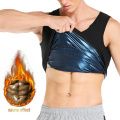 Men Polymer Sweat Sauna Shaper Vest Body Shaper Waist Trainer Slimming Vest Compression Shapewear Corset Reductor de Abdomen US