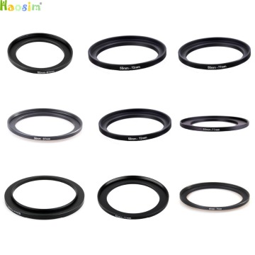 10pcs 55-67 55-72 55-77 58-67 58-72 58-77 62-72 62-77 67-77mm Metal Step Up Rings Lens Adapter Filter Set