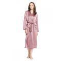 19 Momme Classic Full Length Silk Robe Bathrobe Oblique V-Neck Short Kimono Robe Bridesmaids Robe S-XXXL