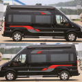 Car Stickers Stripes Graphics Vinyl Graphics Decals for FORD TRANSIT LWB Caravan Travel Trailer Camper Van