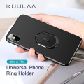 KUULAA Metal Mobile Phone Ring Holder Telephone Cellular Support Accessories Magnetic Car Bracket Socket Stand For Mobile Phones