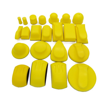 Hand Sanding Block Sanding Pads Pu Sander for Sandpaper Sanding Discs Holder abrasive tools Polishing Hook-Loop