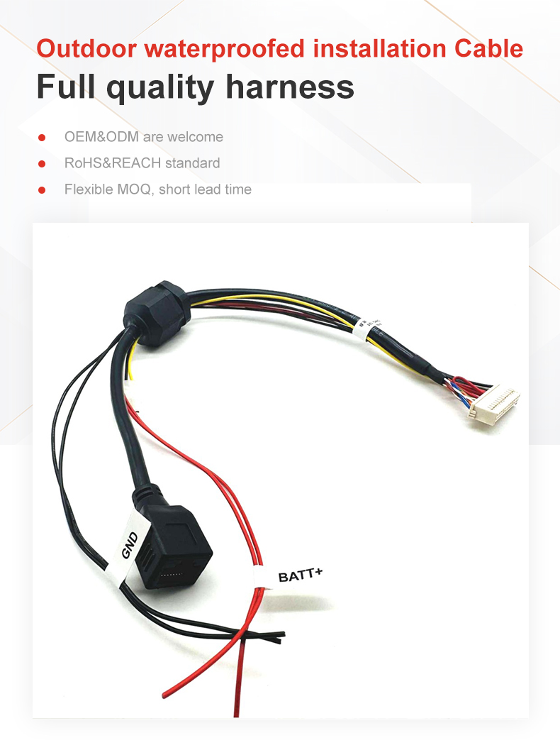Outdoor Waterproofed Installation Cable