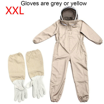 Farm Full Body Safety Bee Proof Protective Clothing Ventilated Veil Hood Beekeeping Suit Professional Apiary Outfit With Glove