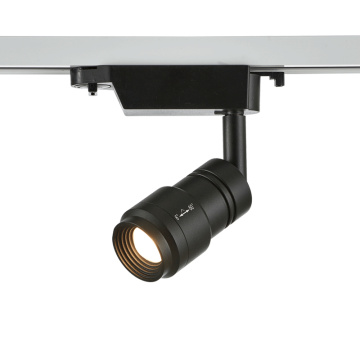 SCON 7W LED Track lamp COB Stepless Focusing Spotlight black adjustable focus ceiling spot light commercial indoor light Ra>93