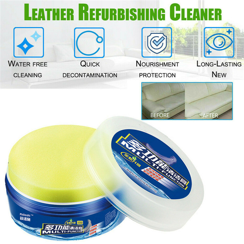Dropshipping Natural Multi Purpose Cleaner Polisher Polishes and Protect for Bathroom Leather Faucet Kitchen Toilet Clean Cream