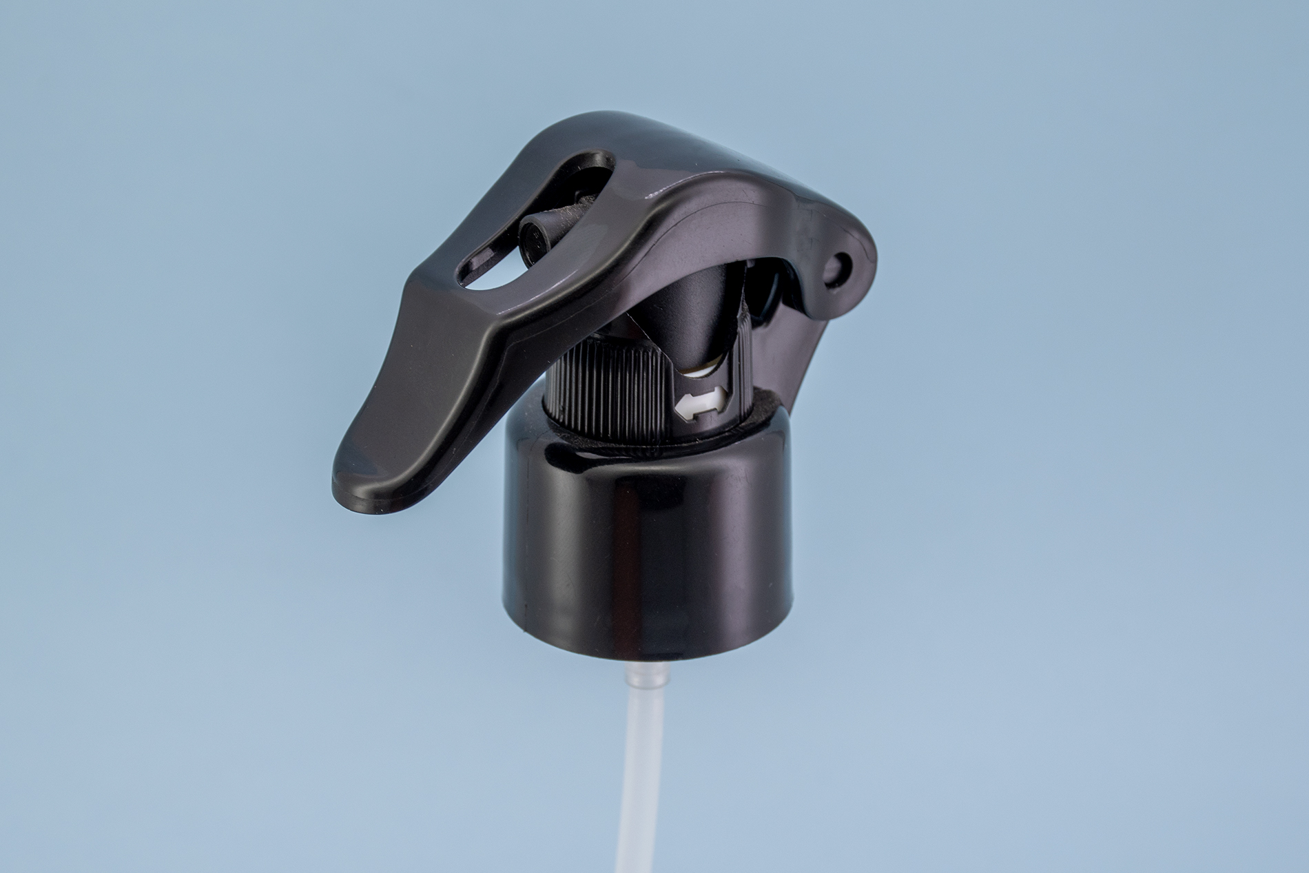 24/410 black smooth mini trigger sprayer with left-right lock