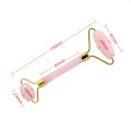 Rose Quartz Jade Eye Mask Face Massage Roller Guasha Board Scraper Set Natural Stone Cold Therapy Eye Mask Facial Massage Tools