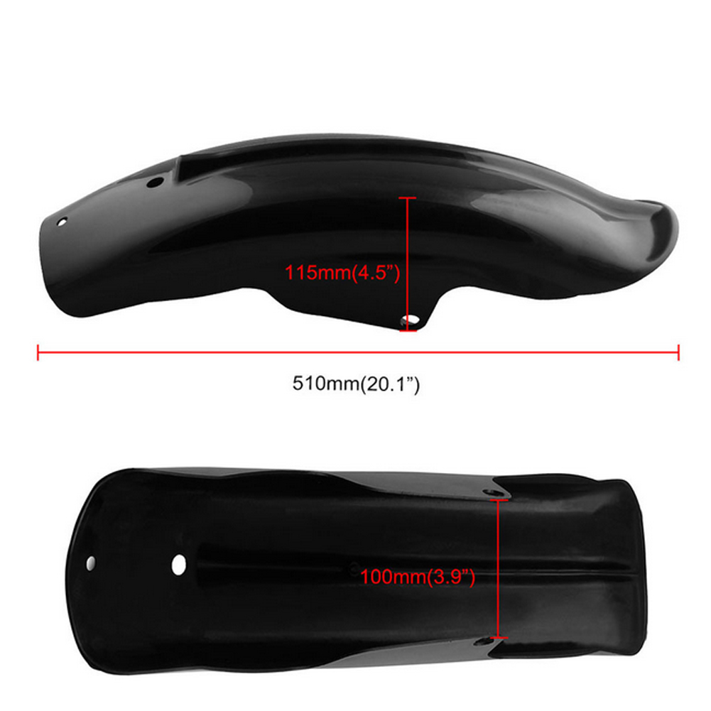 New Motorcycle Black Rear Back Mudguard Fender Accessory For Bobber Racer Motorcycle Accessories Parts Frames Fitting Universal