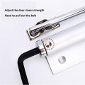 Door Closer Single Spring Strength Adjustable Surface Mounted Stainless Steel Automatic Closing Fire Rated Door Hardware #YJ