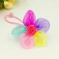 Pet Dog Hair Bows Rubber Bands Petal Flowers Bows With Bead Pet Dog Grooming Bows Dog Hair Accessories Product