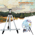 Folding Painting Easel Frame Aluminium Adjustable Portable Tripod Display Bracket for Outdoor Travelling Ornaments