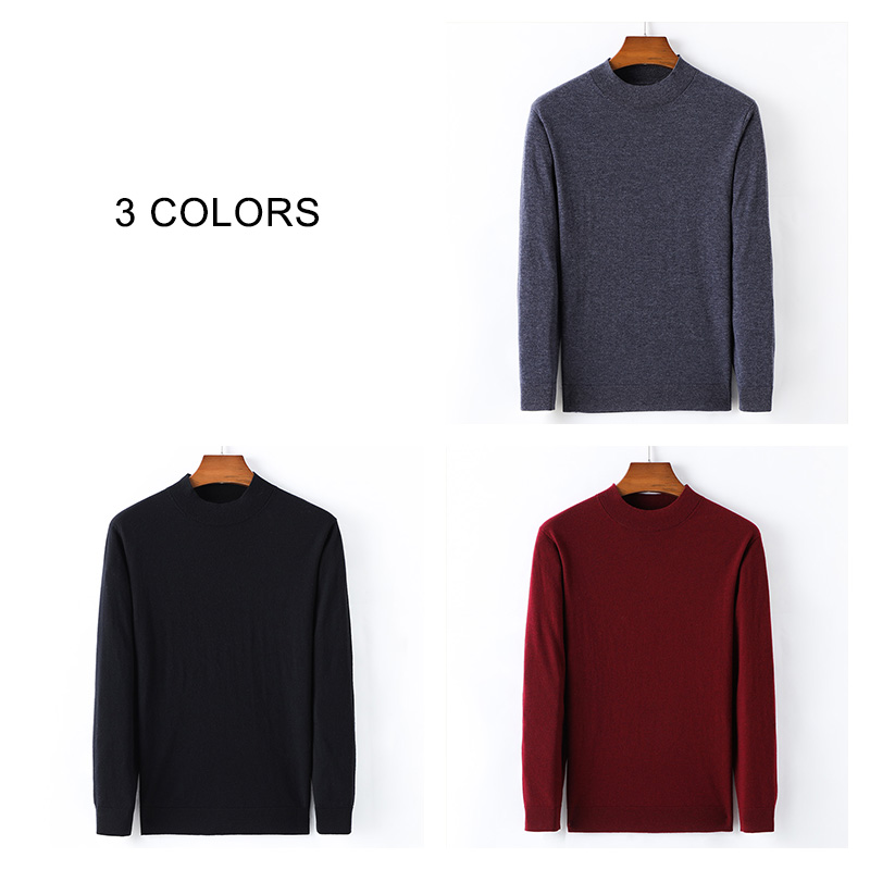 COODRONY Brand Sweater Men High Quality 100% Merino Wool Pullover Men 2020 Autumn Winter Soft Warm Pure Color Pull Homme C3014