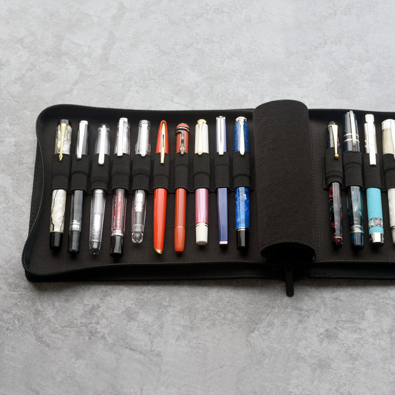 Youpin KACO ALIO Pens Storage Bag Waterproof Black Grey 10 Holders 20 Holders Pencil Case Collection Bags for Luxury Pen