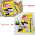 Custom Les Barbapapa Towels Microfiber Travel Fabric Quick Drying Printing Absorbent Wearable Towel Beach Hair Towels