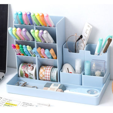 Penholder Desk Organizer Desktop Cute Penholder Organizers For Desktop Office Desk Accessories Stand Stationery & Office Storage