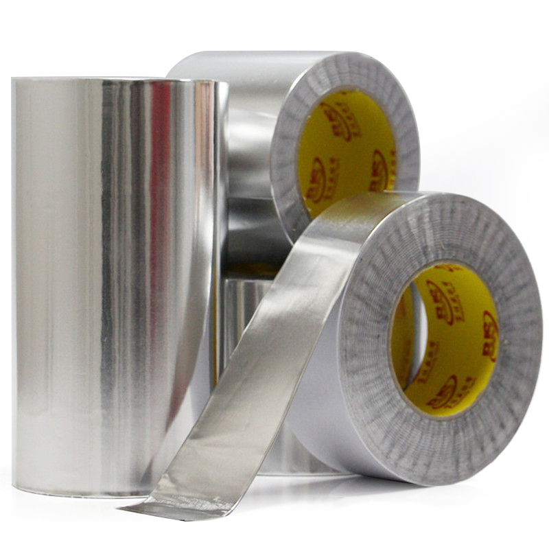1 Roll 20M Aluminum Foil Butyl Rubber Tape Self Adhesive High Temperature Resistance Waterproof For Roof Pipe Repair Stop Leak