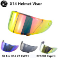 Helmet Visor for Motorcycle Helmets X14 Z7 CWR1 RF1200 Xspirit Helmet Lens Shield Windshield Motorcycle Helmet Accessories