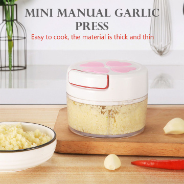 Manual Garlic Grinder Garlic Press Food Chopper Mixer Meat Fruit Vegetable Nut Cutter Kitchen Tool Мясорубка for Home Hot Sale