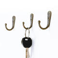20pcs Wall Mounted Hook Single Robe Coat Hat Holder Key Hanger With 40 Pieces Screws Home Storage Hook Organize